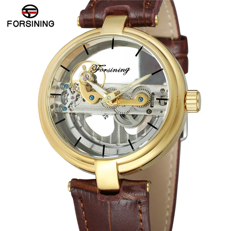 

FORSINING Mens Watches Military Army Sport Clock Male Top Brand Luxury Skeleton Bridge Automatic Mechanical Men Watch Gift 0409C