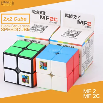 

Mofangjiaoshi MF2C MF2 2x2 Speed Cube 50mm Puzzle Professional Magico Cubo Black Stickerless Educational Toy Kid 2x2x2 Magic