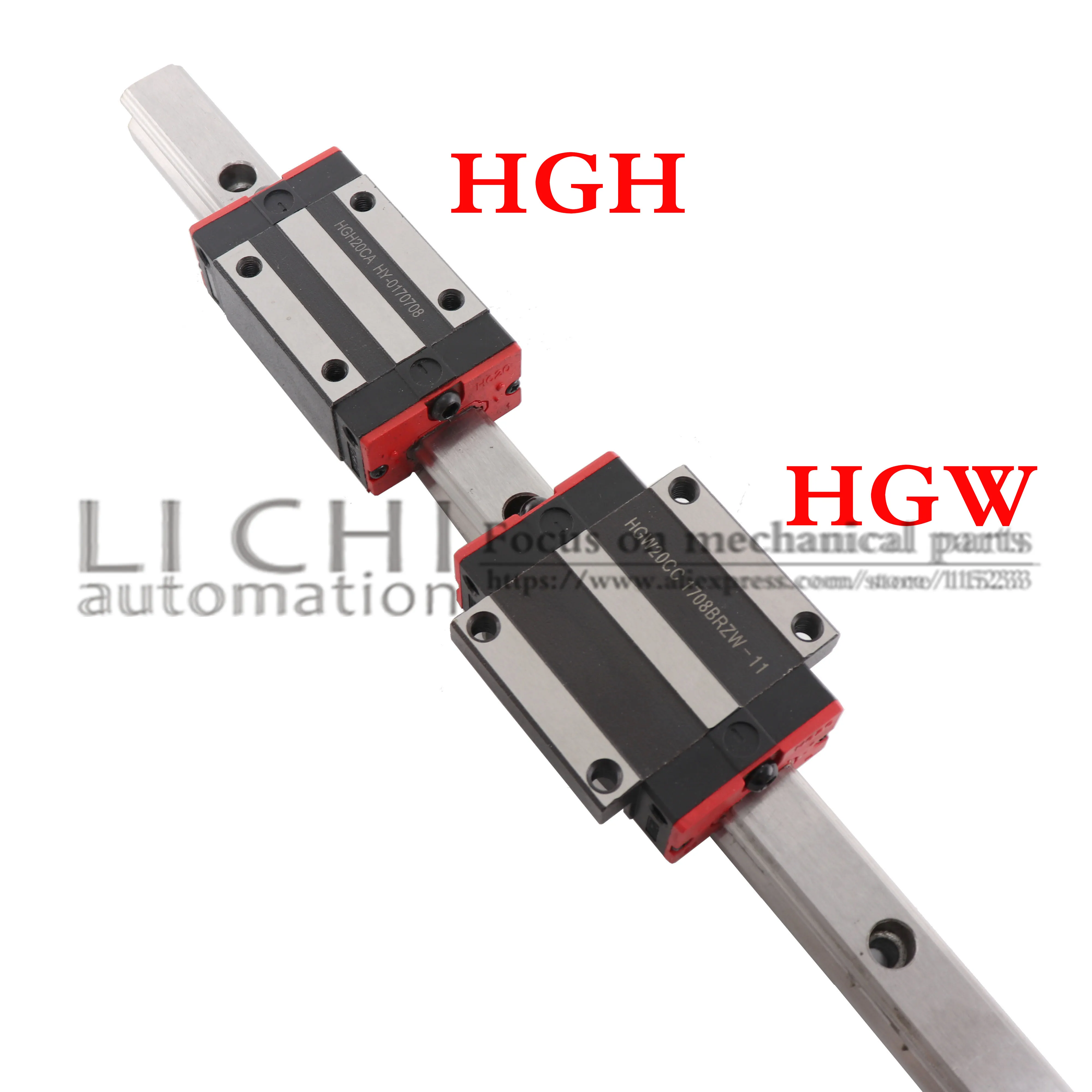Блок линейной направляющей HGH15CA HGW15CC HGH20CA HGH20HA HGH25CA HGH30CA линейный блок привода HGR15/20