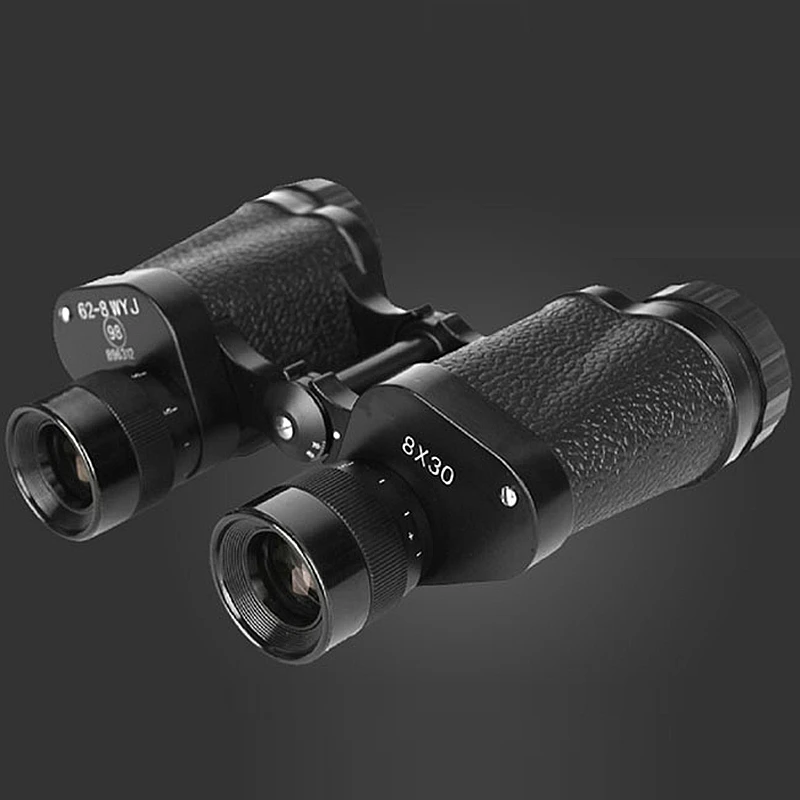 Мощный Военный бинокль 8X30 HD высококачественный с кожаным чехлом для охоты ночным