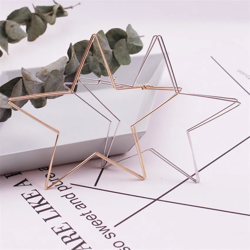 M-MISM-Fashion-Statement-Metal-Earrings-For-Women-Simple-Heart-Star-Gold-Sliver-Jewelry-Geometric-Gift