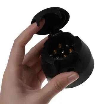 

12V 7 Pin Plastic Trailer Towing Electrics Plug Towbar Socket Car Plug Socket Wiring Connector Adapter Car Accessories