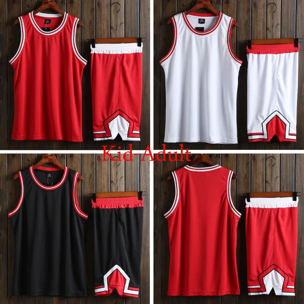Homens de Basquete Uniforme de Basquete Camisa do Basquetebol 2018 Universitário Jerseys Juvenil Criança Barato t Personalizado Camisa Touros Roupas Vermelhas