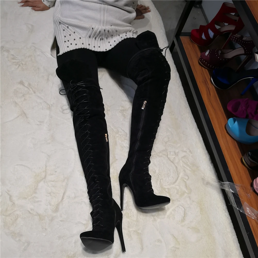 SARAIRIS/фирменный дизайн, большие размеры 35-47, вечерние сандалии с острым носком, женская обувь, обувь на высоком каблуке, женские ботфорты