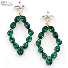 Хорошее Качество хрустальные серьги Модные женские себе Стад Серьги для Женская мода серьги заводская цена