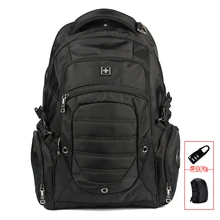 Suissewin армейский 17 дюймов mochila мужские черные рюкзаки Mochila Masculina водонепроницаемый рюкзак для ноутбука черная сумка для студентов sw9275i