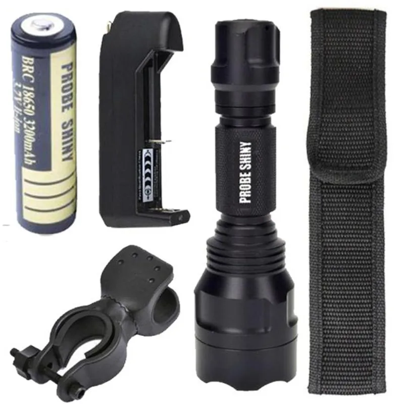 

Cycling Bike Front Headlight Bicycle Light X800 C8 Tactical Flashlight LED Zoom Military Torch G700 Battery Charger F,23