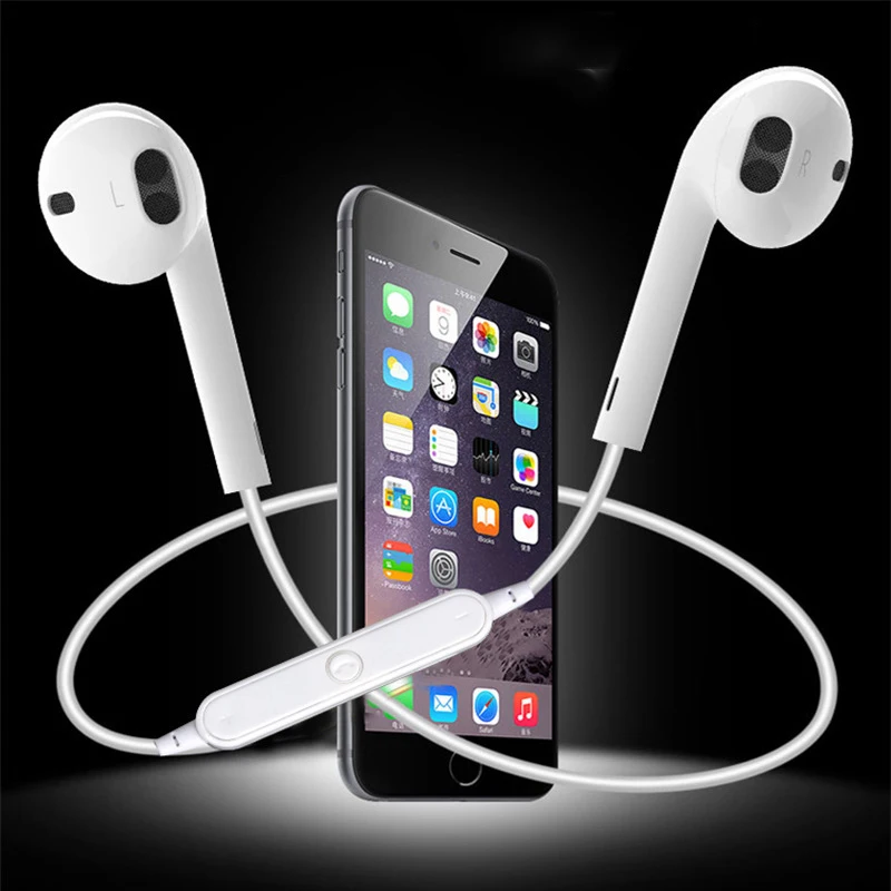 

S6 Bluetooth Wireless Earphone Sports Headset Earbuds earphone In-Ear Earpieces With Microphone For Android iPhone xiaomi