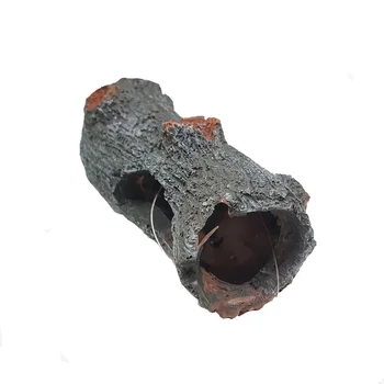 

Resin Aquarium Barrel Hollow Trunk Tree Log Wood Hide Cave Reptile Turtle Crystal Shrimp House Ornament Decoration Landscape
