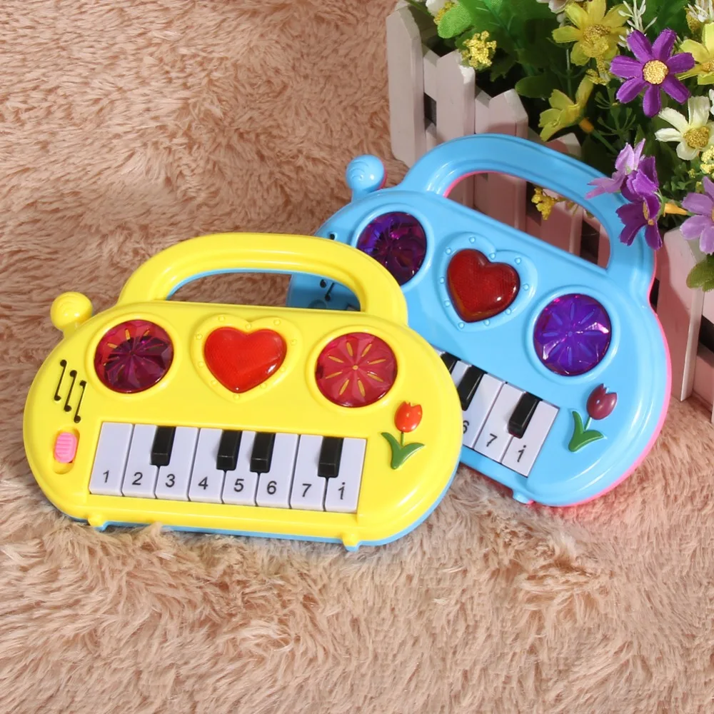 Baby Piano Toy Infant Toddler Developmental Toy Plastic Kids Musical
