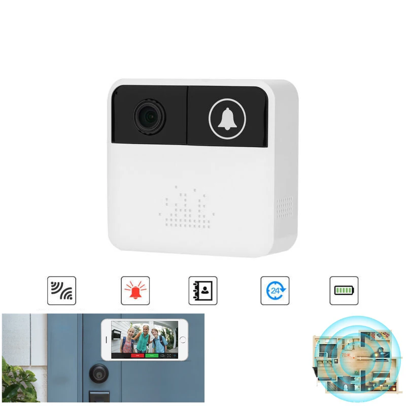 Wifi Intercom Doorbell Night Vision Intercom Video Doorbell 7
