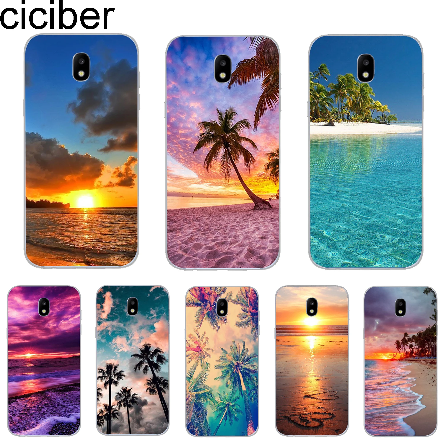 

ciciber For Samsung Galaxy J8 J7 J6 J5 J4 J3 J2 J1 Pro Core Plus Prime mini 2017 2018 2016 Phone Case Ocean Beach Aloha Soft TPU