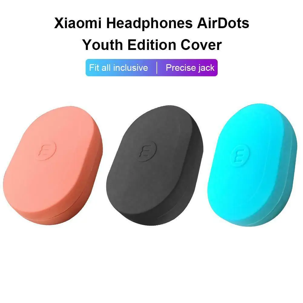 

Silicone Case Cover For Xiaomi MI AirDots Youth Version Wireless Bluetooth Earphone TWS Charging Case Soft TPU Shell Funda