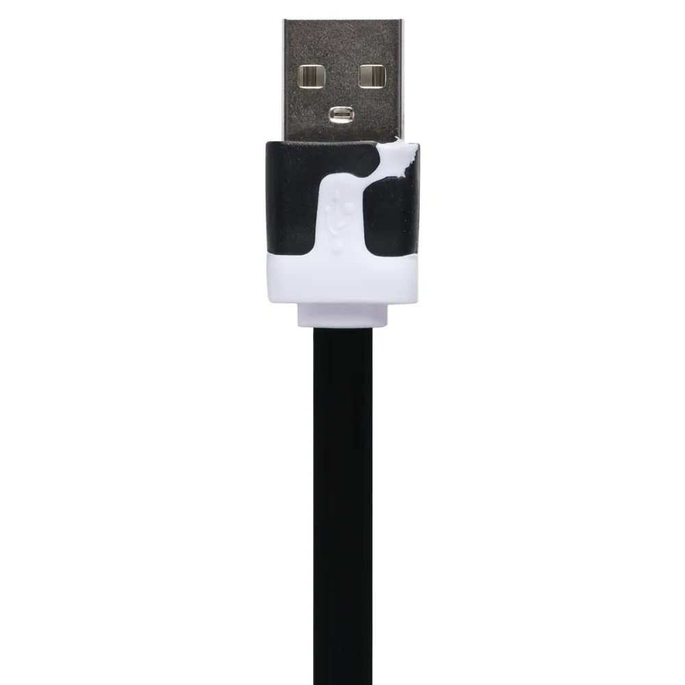 Micro USB кабель 1 м плоский кабель для зарядки и синхронизации данных универсальный кабель для зарядки и передачи данных для телефонов samsung Xiaomi Android Tablet UM