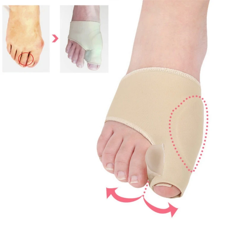 1 пара корректор Bunion большой носок Hallux вальгус силиконовые обувные стельки Bone Thumb Plates коррекция педикюра носки