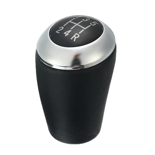 5 Speed 6 Speed PU Leather Car Manual Gear Shift Knob Head Stick