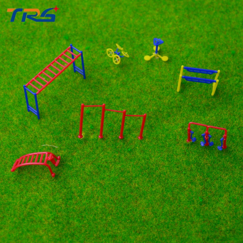 

COLORS 3sets Park fitness suite 1/75 scale models toolings for architecture