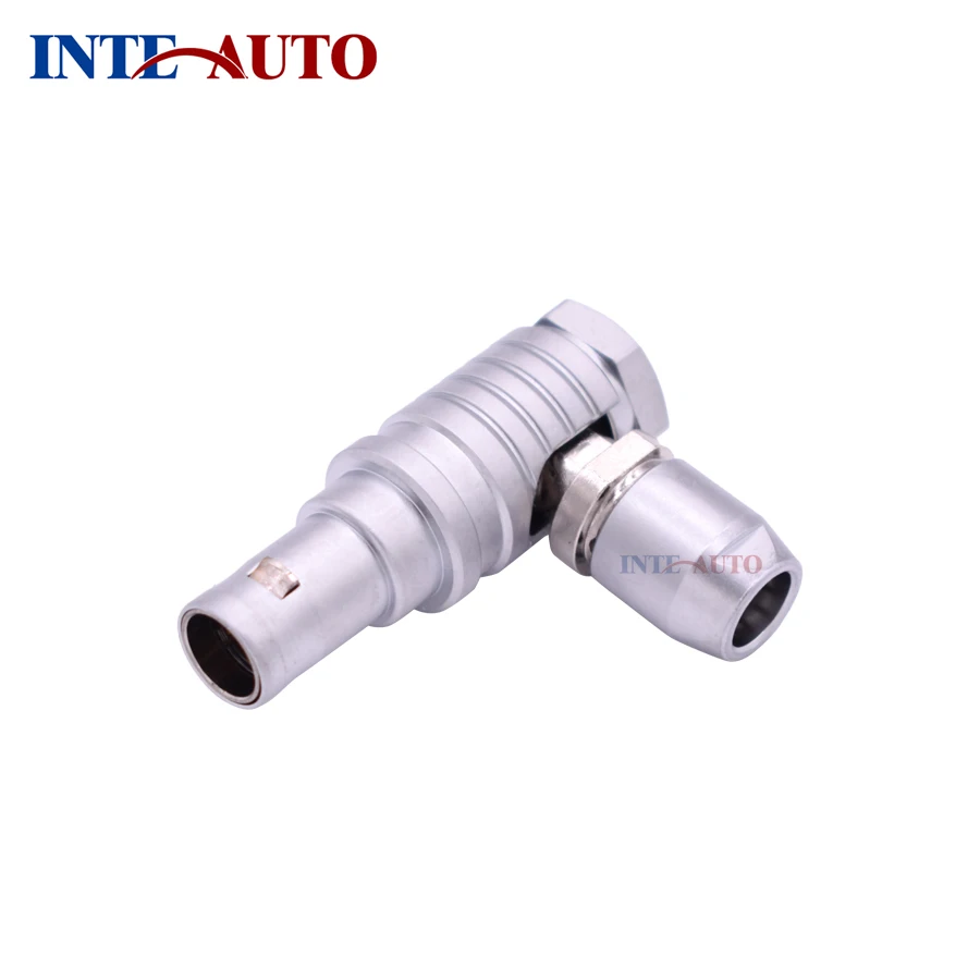 

M15 like circular metal push pull connector,2B series 3 position male cable elbow plug,M15 size, FHG.2B.303
