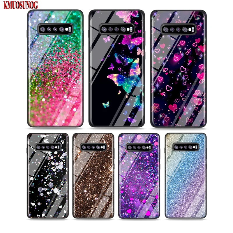 

Black Silicone Case Starlight blazed art for Samsung Galaxy Note 10 9 8 Pro M30 M20 S10E S10 5G S9 S8 S7 Plus Cover