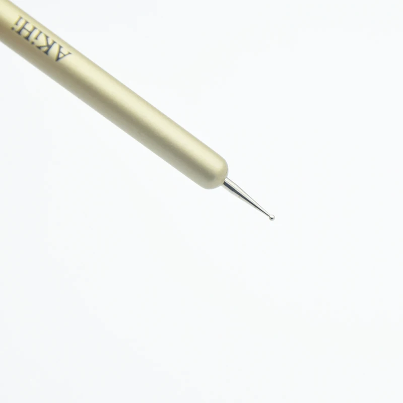 Акихи, 2 способа, точечная ручка, набор, стразы, восковые, художественные Кисти для ногтей, инструмент для рисования, Золотая деревянная ручка