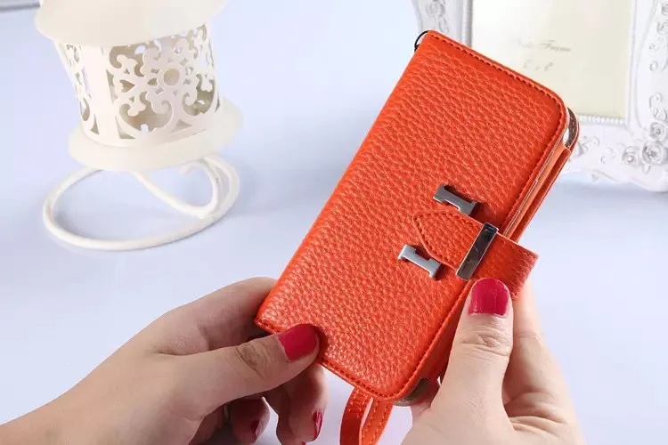 High Quality Luxury leather flip cover wallets case For iphone 6s 6splus 7 7plus Brand H