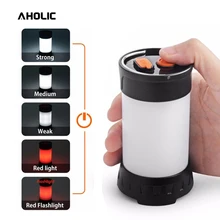 350 Lumen Camping LED Lantern 30LED Chips Fenix Style USB Tent LED Lamp Waterproof Mini Camping Light include 18650 Battery