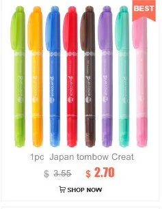 1 шт. TOMBOW Япония Творческий волновой точки цвета Двойные головки маркеры играть Цвет Точечный маркер ручка воды ручки, кавайные канцелярские принадлежности