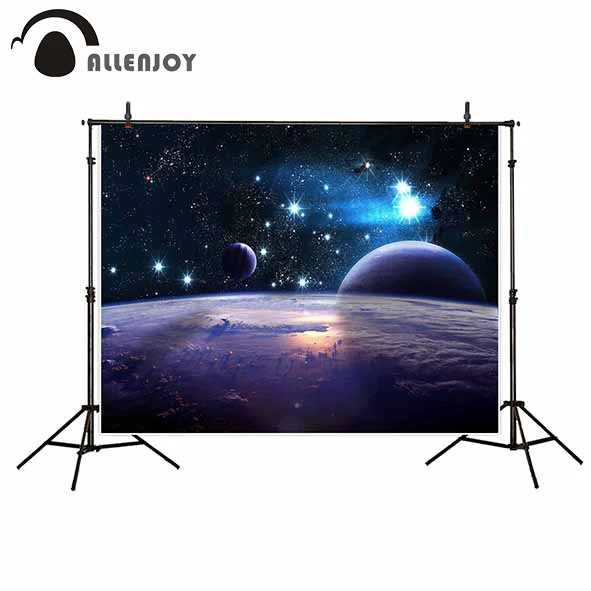

Allenjoy backgrounds photocall Cosmic landscape Planets nebulae space mysterious professional festival backdrop photographic