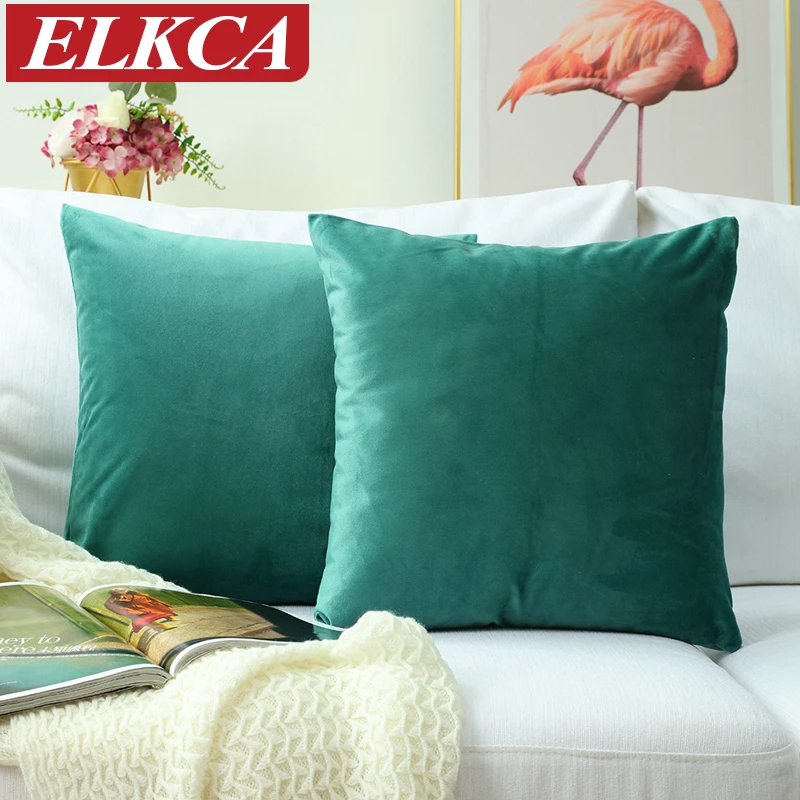 

Soft Solid Velvet Cushion Cover Luxury Throw Pillow Cover Case Decorative Sofa Pillow Case Sofa Car Cushion Cover(1 Piece)