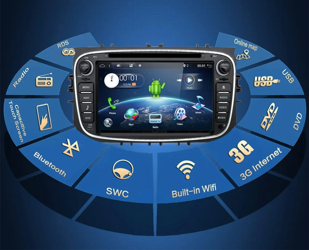 Best Bosion 8 Core Android 9 Car DVD Player 2 Din radio GPS Navi for Ford Focus Mondeo Kuga C-MAX S-MAX Galaxy Audio Stereo Head Unit 3 Best Bosion 8 Core Android 9 Car DVD Player 2 Din radio GPS Navi for Ford Focus Mondeo Kuga C-MAX S-MAX Galaxy Audio Stereo Head Unit 3