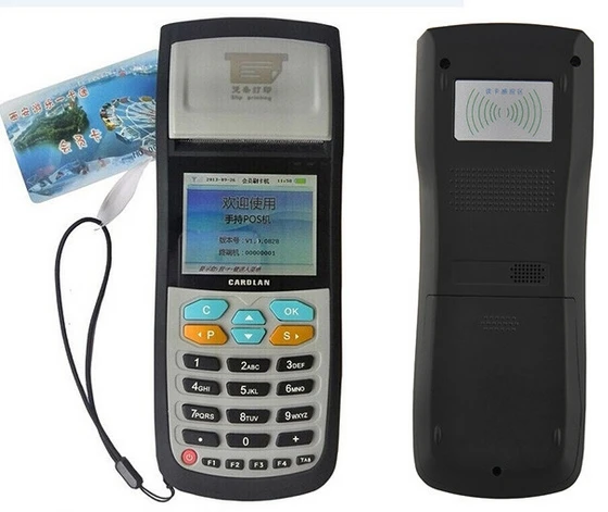 

NFC IC card RFID reader Android barcode scanner terminal wireless handheld parking ticket Handheld POS Terminal