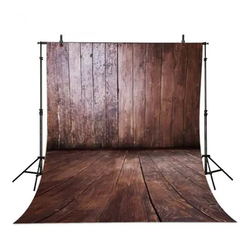 

Bright Faux Hard Vintage Old Brown Wood Photography Backgrounds Vinyl cloth High quality Computer printed wall photo backdrop