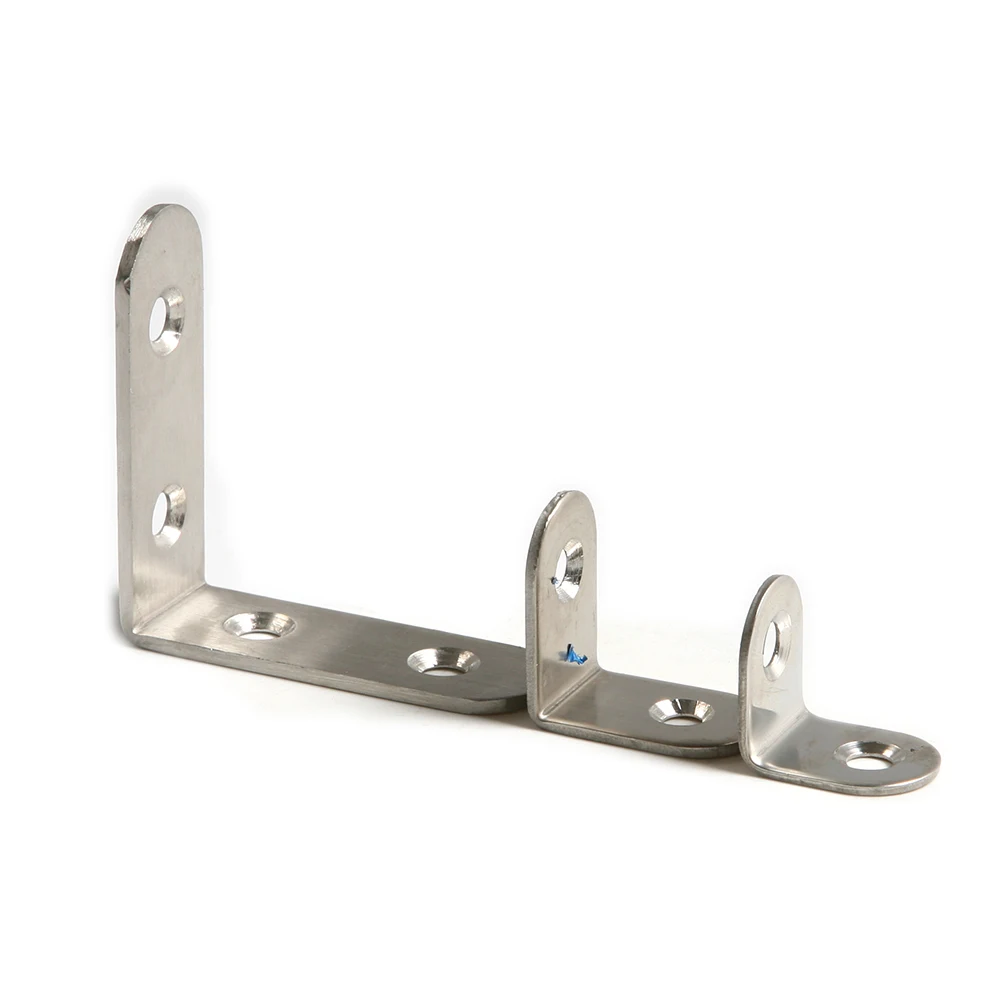 10Pcs Good Quality Stainless Steel 50*50mm Right Angle Corner Brace Joint Fastener Brackets Tool | Обустройство дома