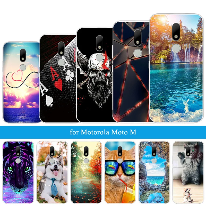 Мягкий силиконовый чехол для Motorola Moto M XT1662 прозрачный из ТПУ 5 дюйма задняя крышка