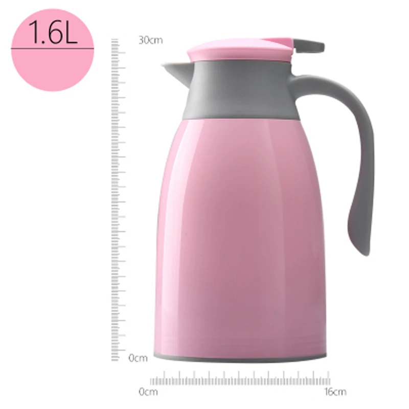 Бытовая Офис 1.3L/1.6L вакуумный термос горшок Кофе изоляционный графин горячей воды