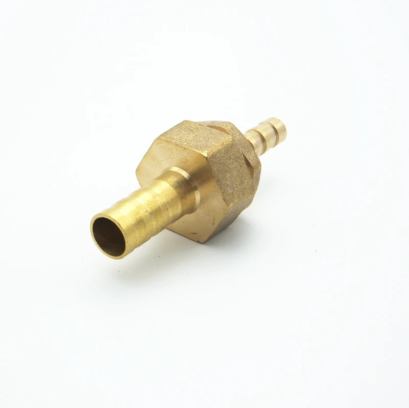 4mm Hose Barb x 6mm Hose Barb Brass Barbed Pipe Fitting Union Coupling