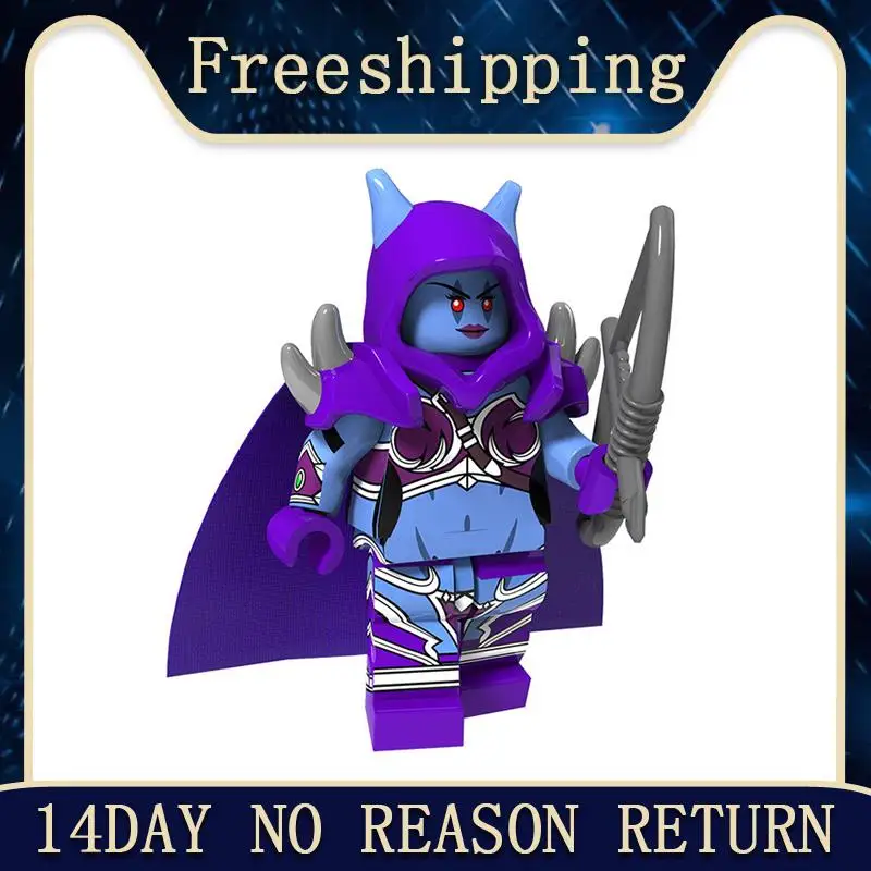 

Super Heroes Building Block Sylvanas Windrunner IIIIdan Stormrage Bricks Figures Action Learning Toys For Children Gift PG1365