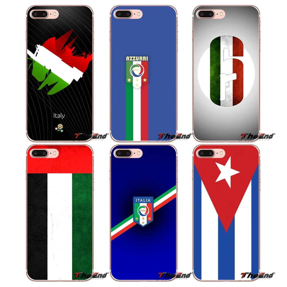 Для iPhone X 4 4S 5 5S 5C SE 6 6S 7 8 Plus Samsung Galaxy J1 J3 J5 J7 A3 A5 2016 2017 итальянский флаг удивительные