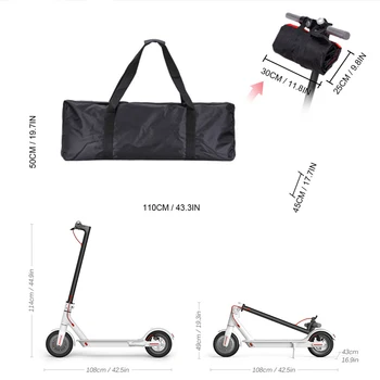 

Portable Oxford Cloth Scooter Bag Carrying Bag for Xiaomi Mijia M365 Electric Skateboard Bag Handbag Waterproof Tear Resistant