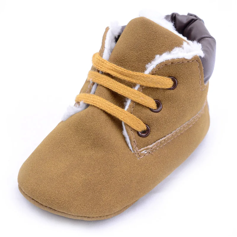 Детская обувь; замшевые мокасины; зимние детские пинетки для малышей; обувь для новорожденных мальчиков и девочек; детская обувь; обувь для первых шагов - Цвет: WS-X-0099B
