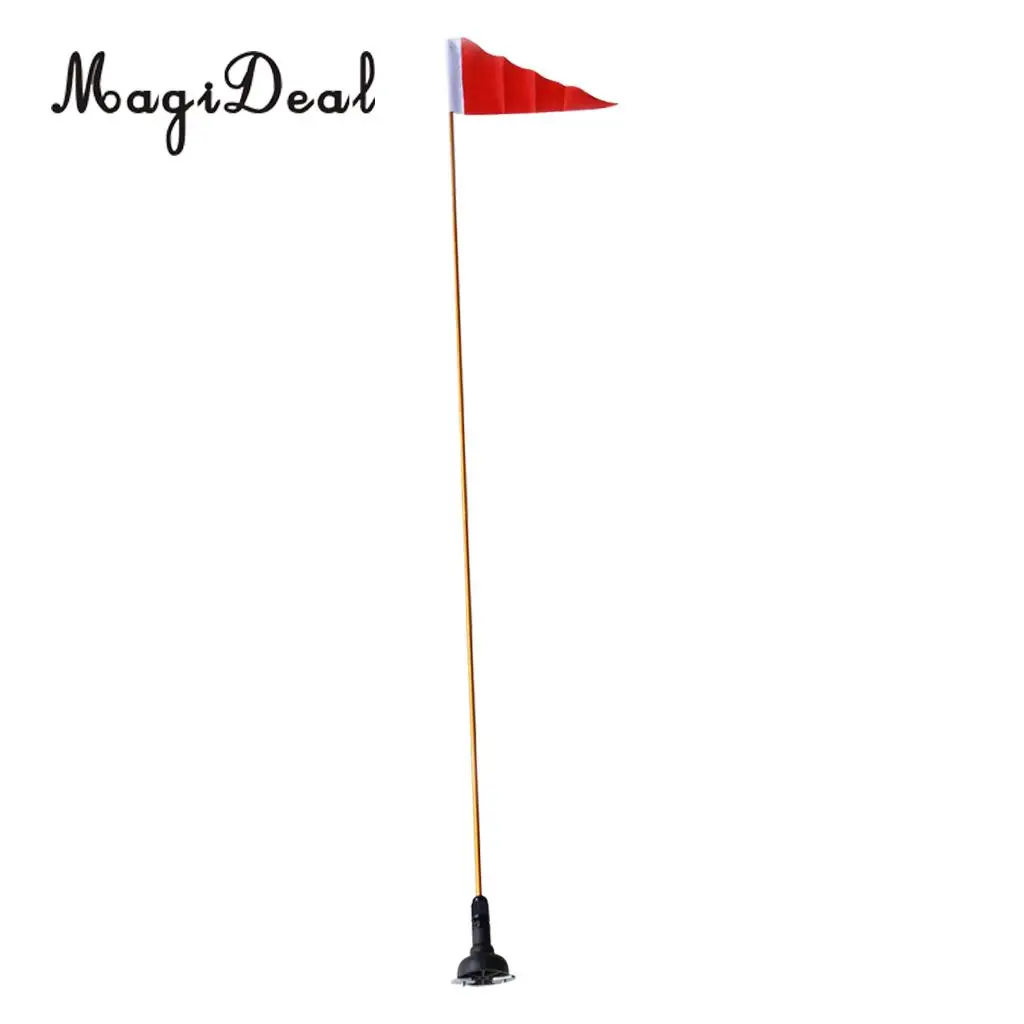 MagiDeal Inflatable Boat 1.2M Safety Flag Base Kit With Rail Mount Base Tool for Rowing Canoe Kayak DIY Dinghy Yacht Accessory
