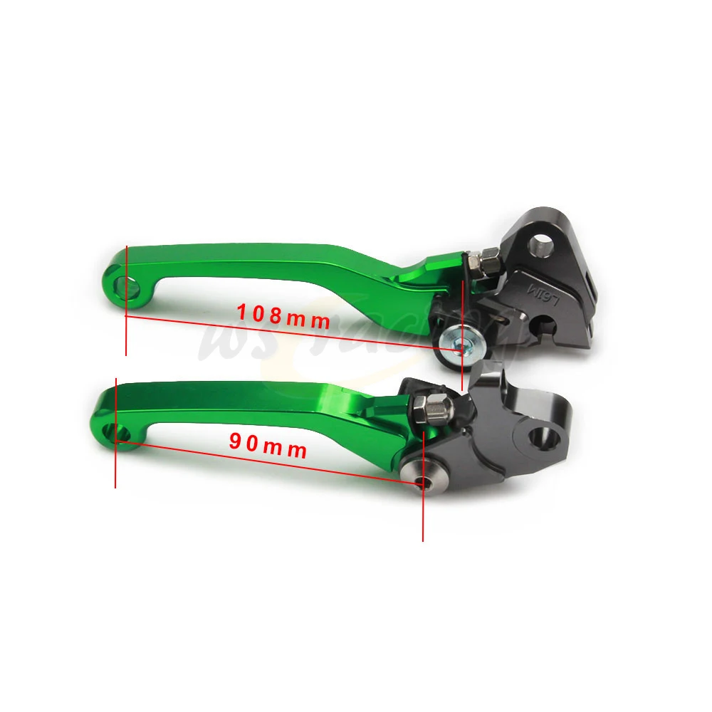 Складной поворотный рычаг сцепления и тормоза для мотоцикла KAWASAKI KX250F KX450F 13 18 KX250