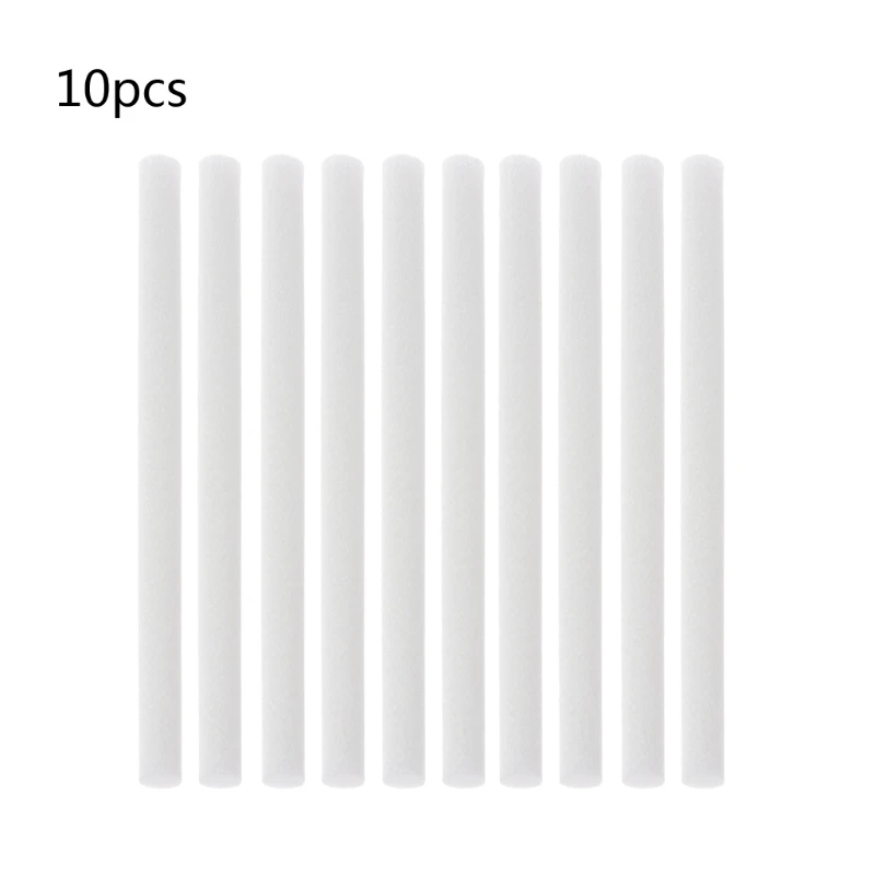 

10Pcs 8mmx130mm Humidifiers Filters Cotton Swab for Humidifier Aroma Diffuser Humidifier Replacement