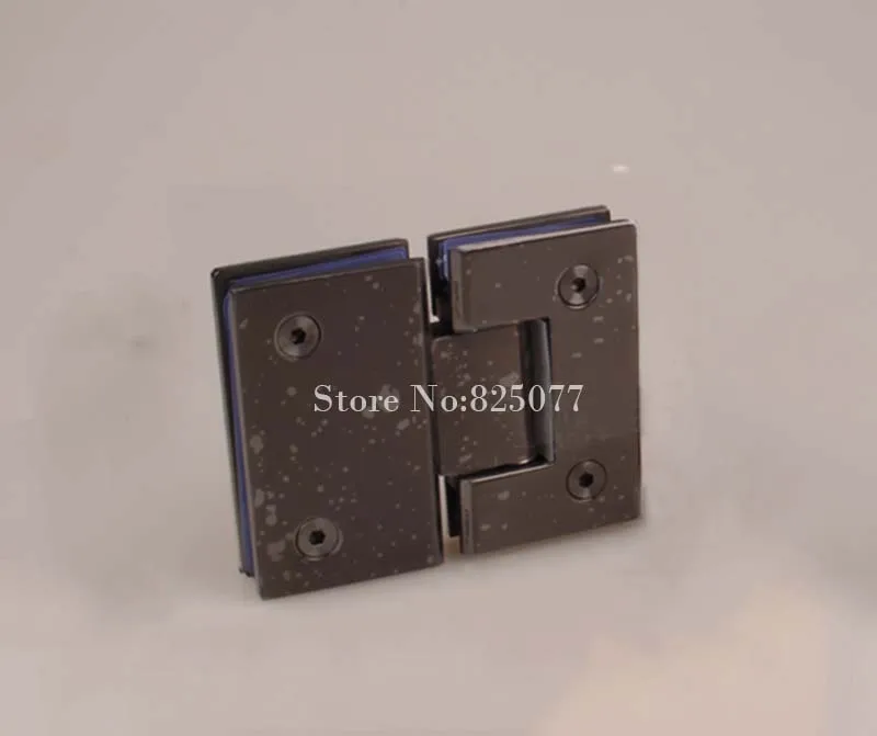 Black Titanium 180 Degree Hinge Open 304 Stainless Steel Glass Shower