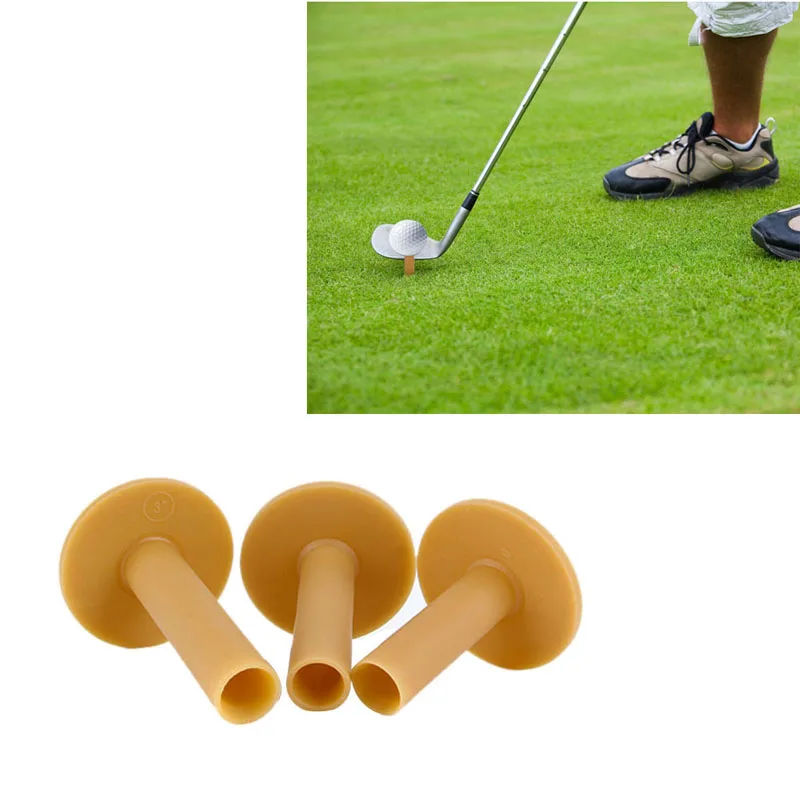 60/70/80mm Rubber Driving Range Golf Tees Holder Tee Home Training Practice Mat