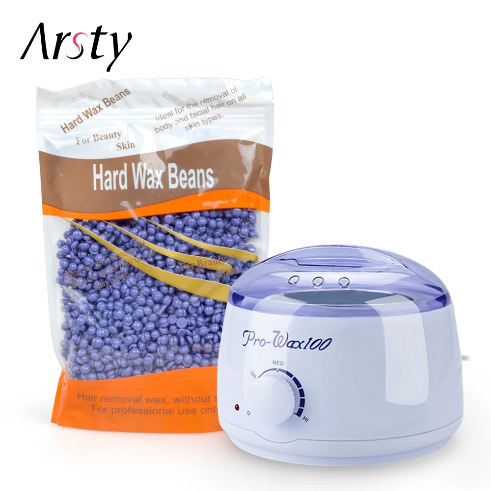 

300g Wax Beans Hair Removal Cream 110V-240V Wax Machine Warmer Heater Professional Mini SPA Hands Feet Body