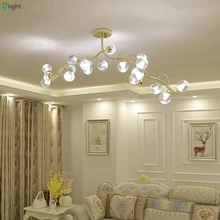 Post Modern Lustre Gold Led Chandeliers Lighting Glass Dining Room Led Pendant Chandelier Lights Bedroom Hanging Light Fixtures Post Modern Lustre Gold Led Chandeliers Lighting Glass Dining Room Led Pendant Chandelier Lights Bedroom Hanging Light Fixtures