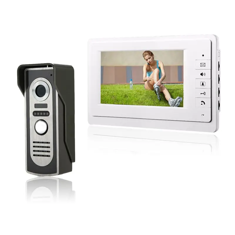 HD 7 TFT Color Video door phone Intercom Doorbell System Kit IR font b Camera b