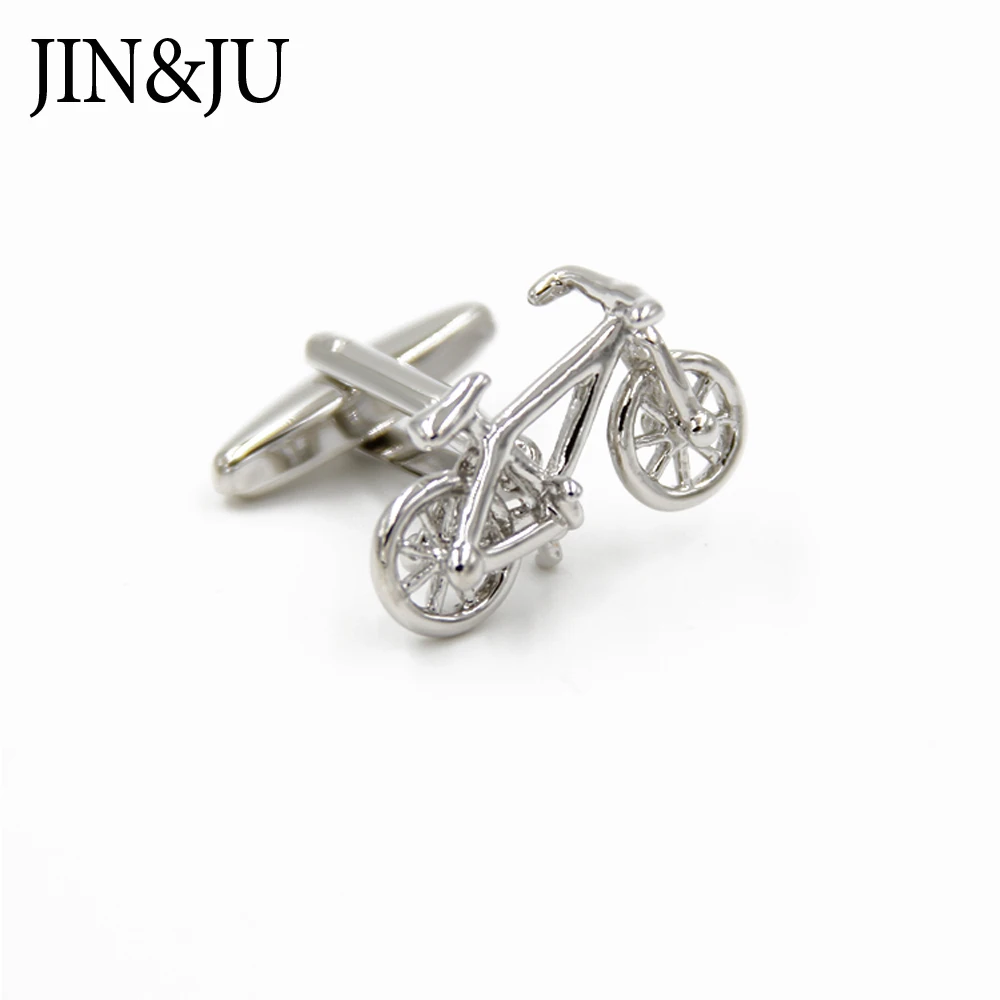 JIN & JU мужские ювелирные изделия хит продаж запонки для велосипедного дизайна