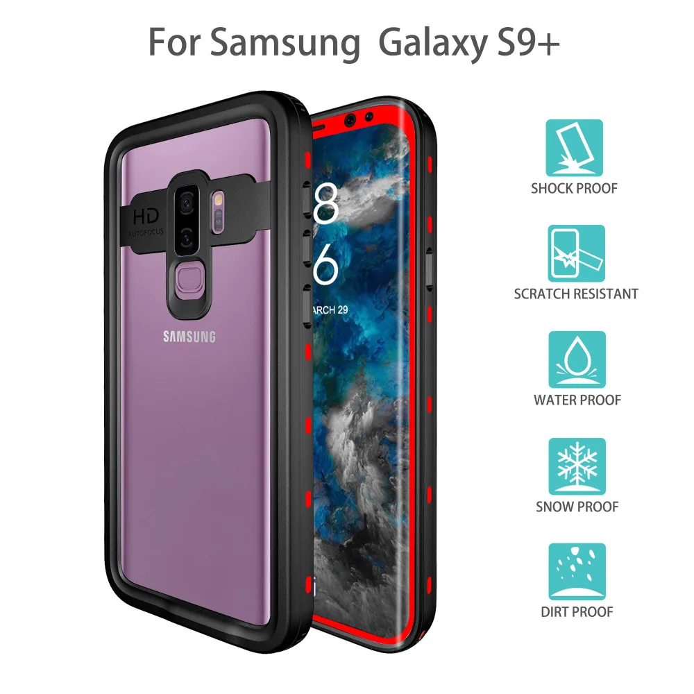Оригинальный водонепроницаемый чехол RedPepper IP68 для Samsung Galaxy S9 plus подводного
